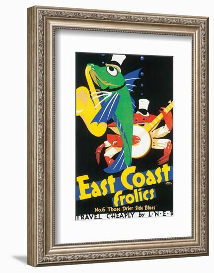 East Coast Frolics-Frank Newbould-Framed Art Print