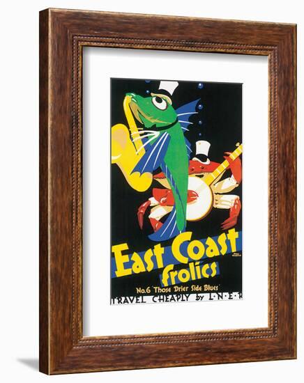 East Coast Frolics-Frank Newbould-Framed Art Print