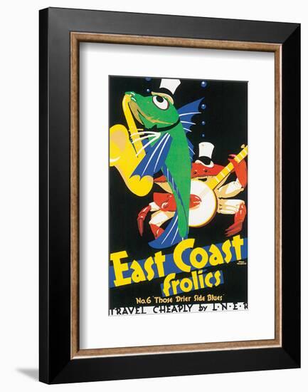 East Coast Frolics-Frank Newbould-Framed Art Print