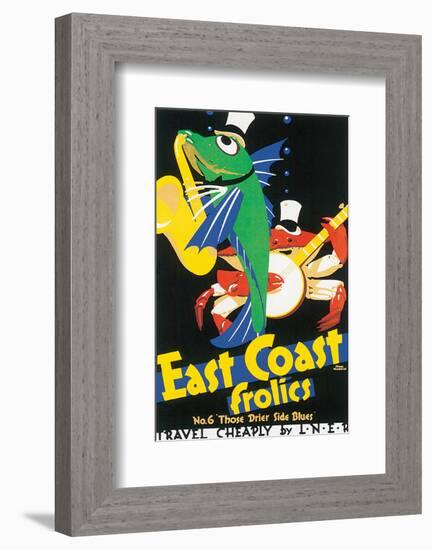 East Coast Frolics-Frank Newbould-Framed Art Print