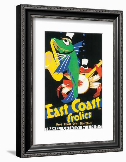 East Coast Frolics-Frank Newbould-Framed Art Print