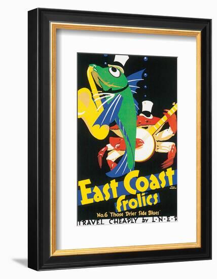 East Coast Frolics-Frank Newbould-Framed Art Print