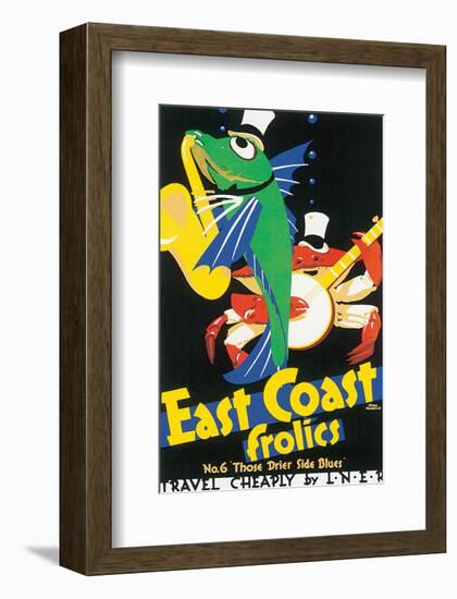 East Coast Frolics-Frank Newbould-Framed Art Print