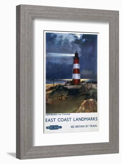 East Coast Landmarks, Lighthouse-null-Framed Art Print