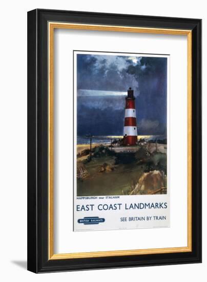 East Coast Landmarks, Lighthouse-null-Framed Art Print