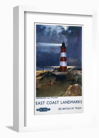 East Coast Landmarks, Lighthouse-null-Framed Art Print