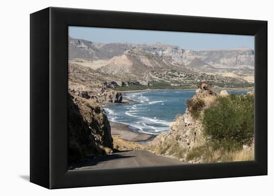 East coast of Baja California, Sea of Cortez, north of La Paz, Mexico, North America-Tony Waltham-Framed Premier Image Canvas