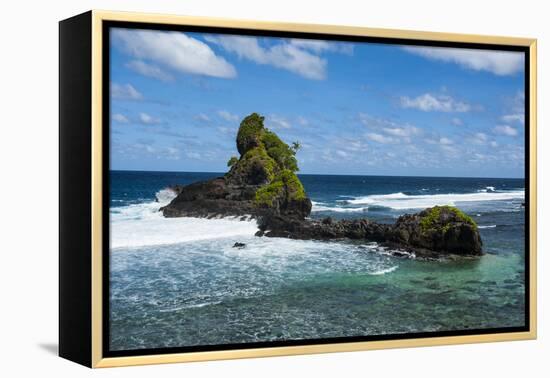 East Coast of Tutuila Island, American Samoa, South Pacific-Michael Runkel-Framed Premier Image Canvas