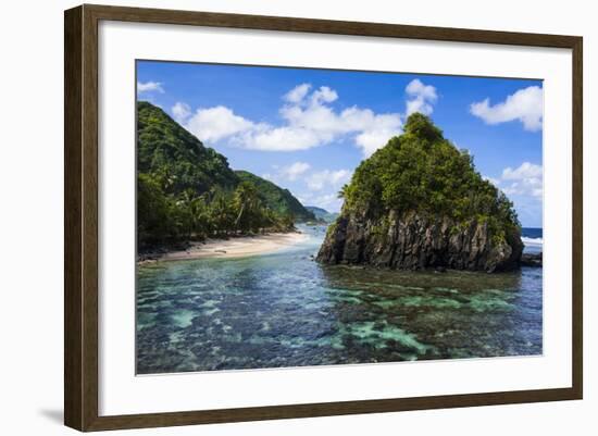 East Coast of Tutuila Island, American Samoa, South Pacific-Michael Runkel-Framed Photographic Print