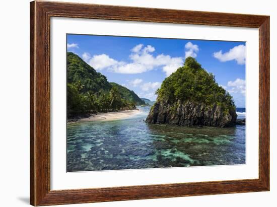 East Coast of Tutuila Island, American Samoa, South Pacific-Michael Runkel-Framed Photographic Print