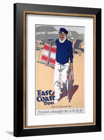 East Coast Types Cheeky Sailor-null-Framed Art Print