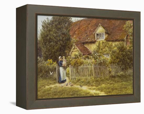 East End Farm, Moss Lane, Pinner-Helen Allingham-Framed Premier Image Canvas