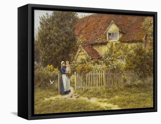East End Farm, Moss Lane, Pinner-Helen Allingham-Framed Premier Image Canvas