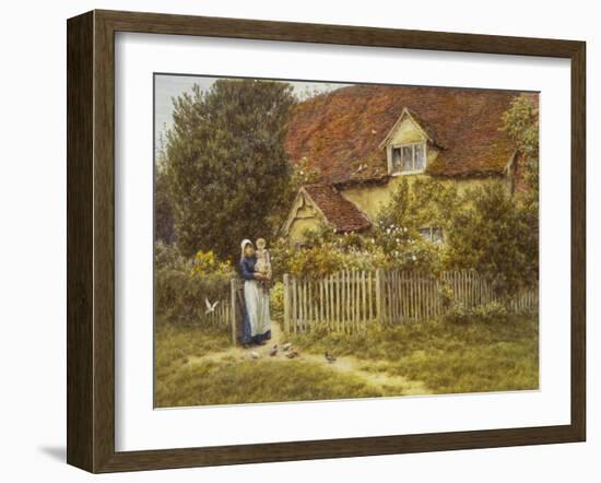 East End Farm, Moss Lane, Pinner-Helen Allingham-Framed Giclee Print