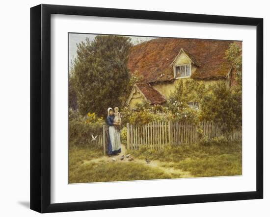 East End Farm, Moss Lane, Pinner-Helen Allingham-Framed Giclee Print