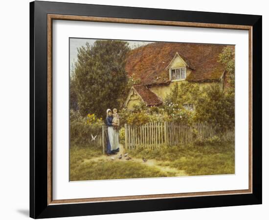 East End Farm, Moss Lane, Pinner-Helen Allingham-Framed Giclee Print