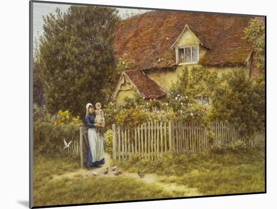 East End Farm, Moss Lane, Pinner-Helen Allingham-Mounted Giclee Print