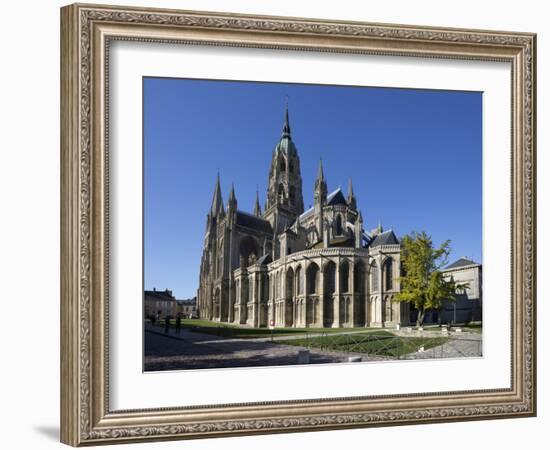 East End of Notre-Dame Cathedral, Bayeux, Normandy, France, Europe-Stuart Black-Framed Photographic Print