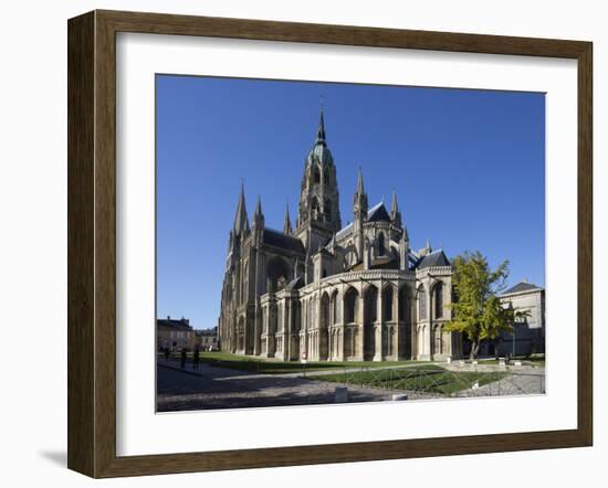 East End of Notre-Dame Cathedral, Bayeux, Normandy, France, Europe-Stuart Black-Framed Photographic Print