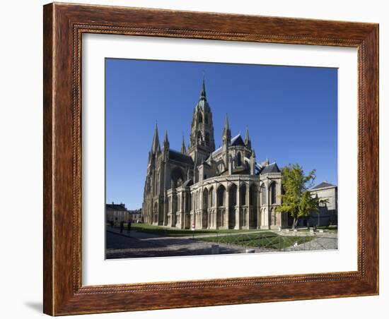 East End of Notre-Dame Cathedral, Bayeux, Normandy, France, Europe-Stuart Black-Framed Photographic Print
