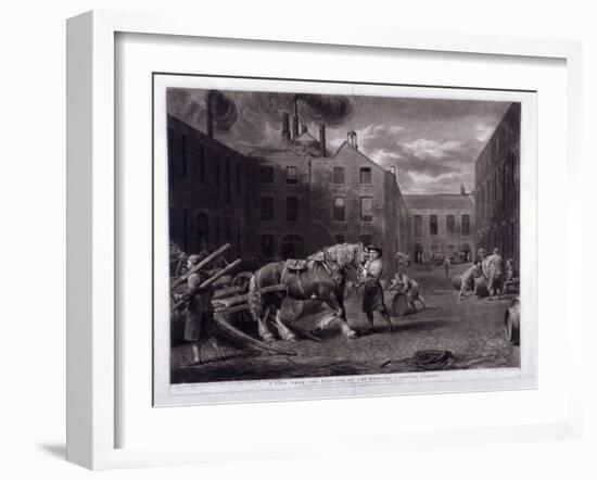 East End of Whitbread's Brewery, Chiswell Street, Islington, London, 1792-George Garrard-Framed Giclee Print