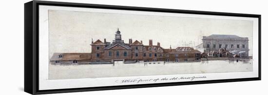 East Front of Horse Guards, Westminster, London, C1749-Paul Sandby-Framed Premier Image Canvas