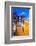 East Gate Street at Christmas, Chester, Cheshire, England, United Kingdom, Europe-Frank Fell-Framed Photographic Print