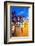 East Gate Street at Christmas, Chester, Cheshire, England, United Kingdom, Europe-Frank Fell-Framed Photographic Print