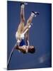 East Germany's Wolfgang Nordwig in Action During Pole Vaulting Event at the Summer Olympics-John Dominis-Mounted Premium Photographic Print