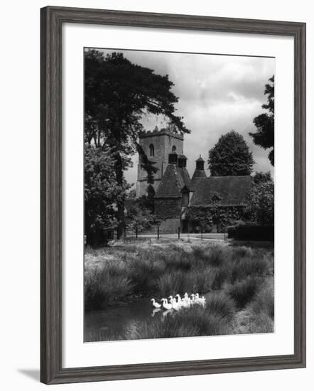 East Hagbourne Church-null-Framed Photographic Print