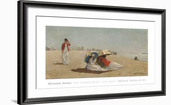 East Hampton Beach, Long Island, 1874-Winslow Homer-Framed Art Print