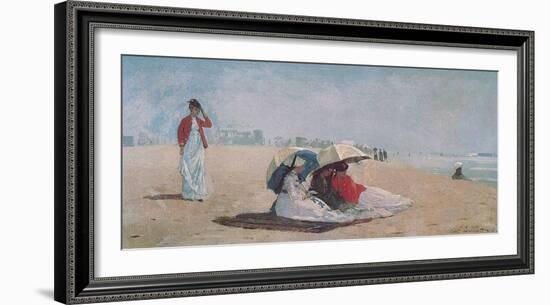 East Hampton, Long Island, 1874-Winslow Homer-Framed Art Print