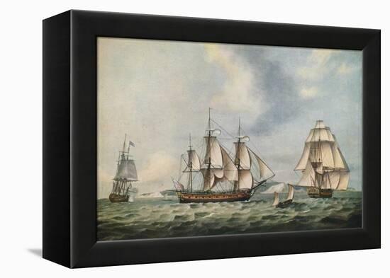 East India Companys Packet Swallow, 1788-Thomas Luny-Framed Premier Image Canvas