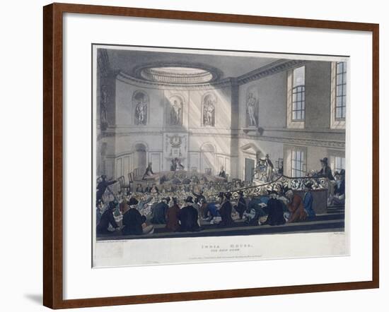 East India House, London, 1808-Joseph Constantine Stadler-Framed Giclee Print