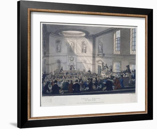 East India House, London, 1808-Joseph Constantine Stadler-Framed Giclee Print