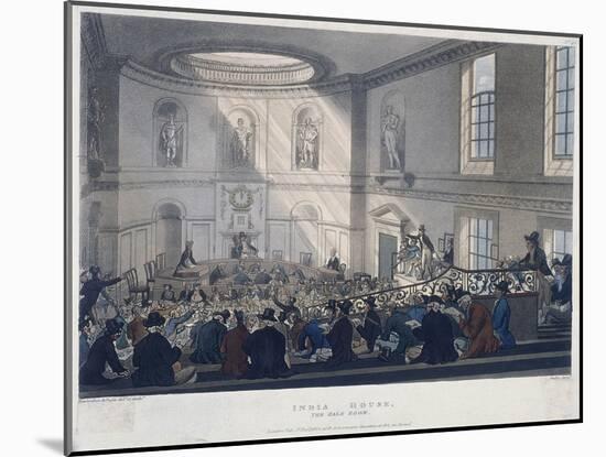 East India House, London, 1808-Joseph Constantine Stadler-Mounted Giclee Print