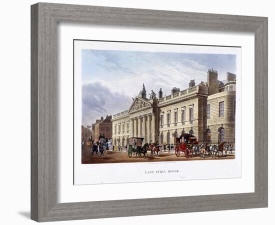 East India House, London, 1836-Joseph Constantine Stadler-Framed Giclee Print