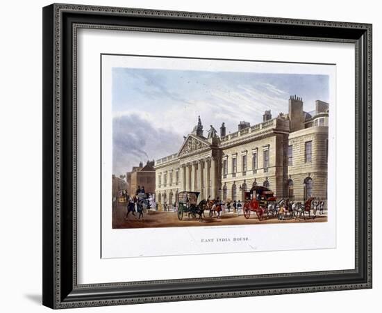 East India House, London, 1836-Joseph Constantine Stadler-Framed Giclee Print