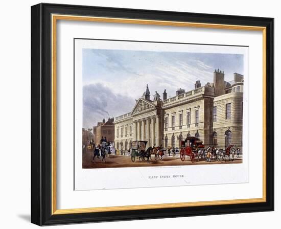 East India House, London, 1836-Joseph Constantine Stadler-Framed Giclee Print