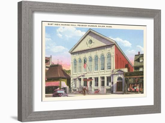 East India Marine Hall, Peabody Museum, Salem, Mass.-null-Framed Art Print