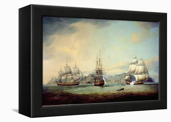 East Indiaman Ceres Off St Helena, 1788-Thomas Luny-Framed Premier Image Canvas