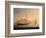 East Indiaman Outward Bound Off Cape Town and Table Mountain (Seen in Two Positions)-Thomas Whitcombe-Framed Giclee Print