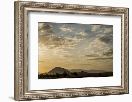 East Kenya, Chyulu Hills, Old Donyo Wuas Lodge, Mbirikani, Sunrise-Alison Jones-Framed Photographic Print