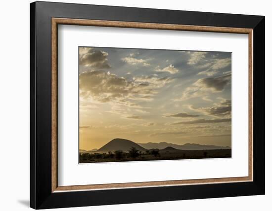 East Kenya, Chyulu Hills, Old Donyo Wuas Lodge, Mbirikani, Sunrise-Alison Jones-Framed Photographic Print