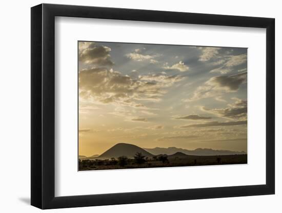 East Kenya, Chyulu Hills, Old Donyo Wuas Lodge, Mbirikani, Sunrise-Alison Jones-Framed Photographic Print