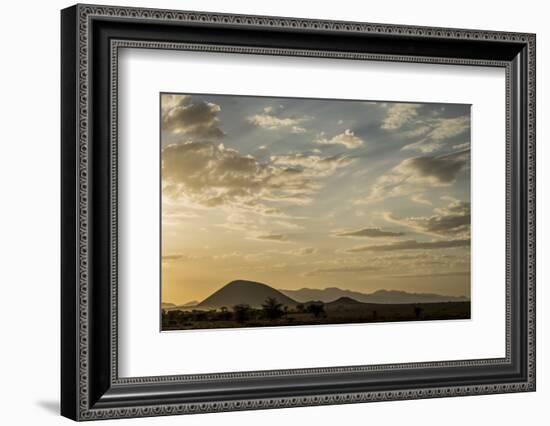 East Kenya, Chyulu Hills, Old Donyo Wuas Lodge, Mbirikani, Sunrise-Alison Jones-Framed Photographic Print