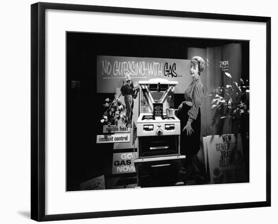 East Midlands Gas Board Shop Window Display, Sheffield, South Yorkshire, 1961-Michael Walters-Framed Photographic Print
