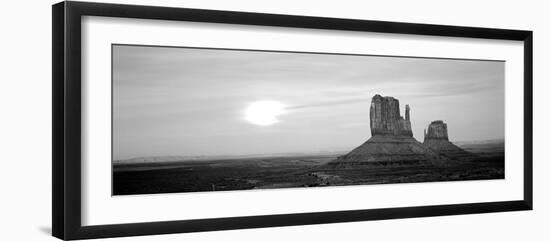 East Mitten and West Mitten Buttes at Sunset, Monument Valley, Utah, USA-null-Framed Photographic Print