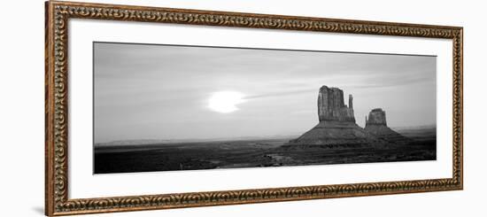 East Mitten and West Mitten Buttes at Sunset, Monument Valley, Utah, USA-null-Framed Photographic Print