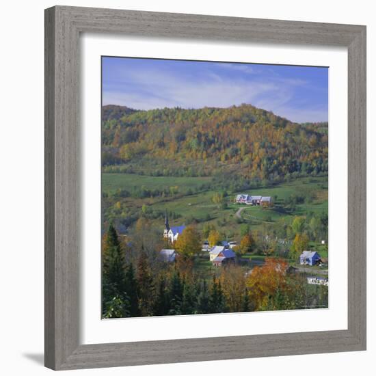 East Orange Village, Vermont, New England, USA-Roy Rainford-Framed Photographic Print